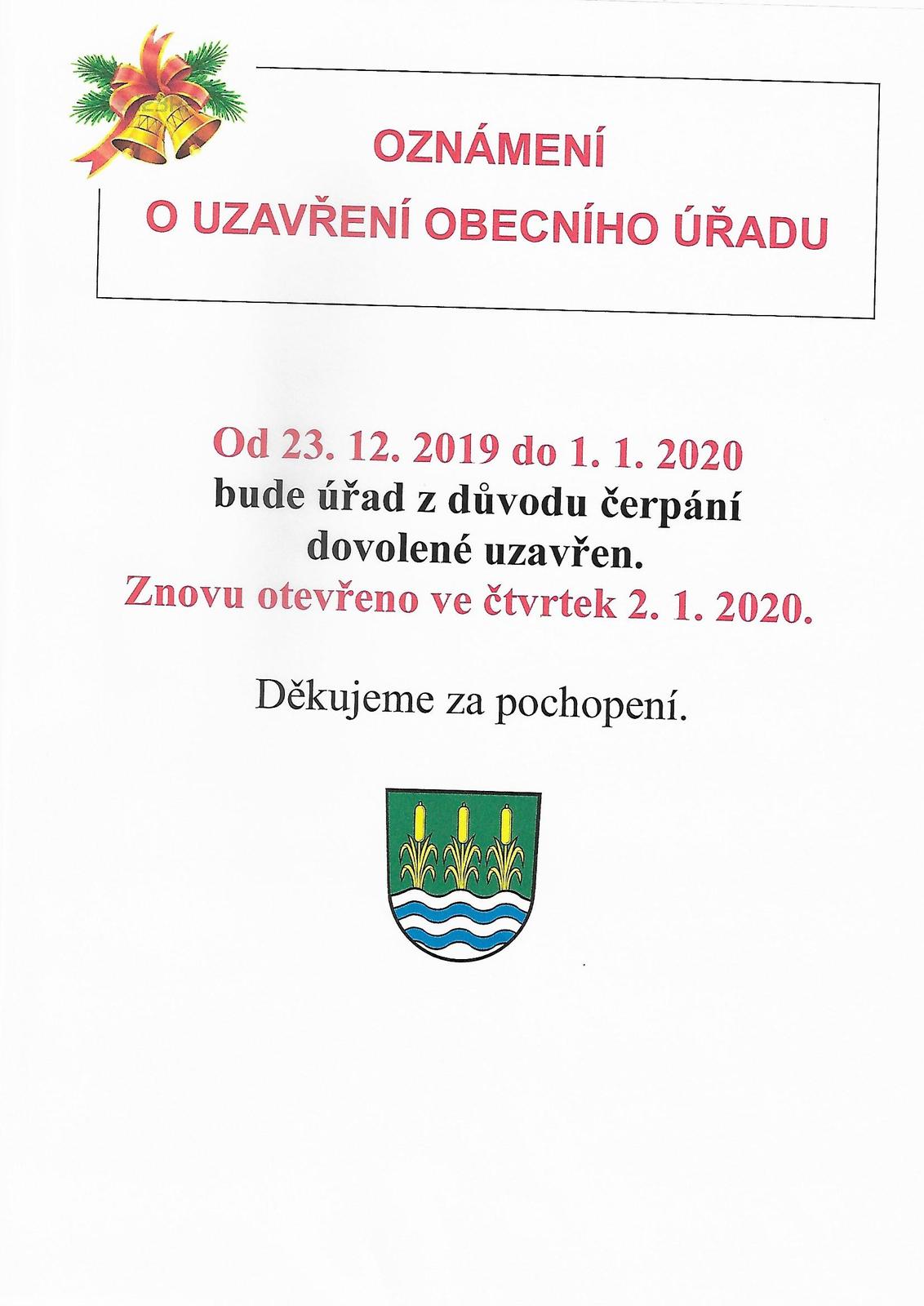 Oznámení o uzavření obecního úřadu v době vánoc.jpg