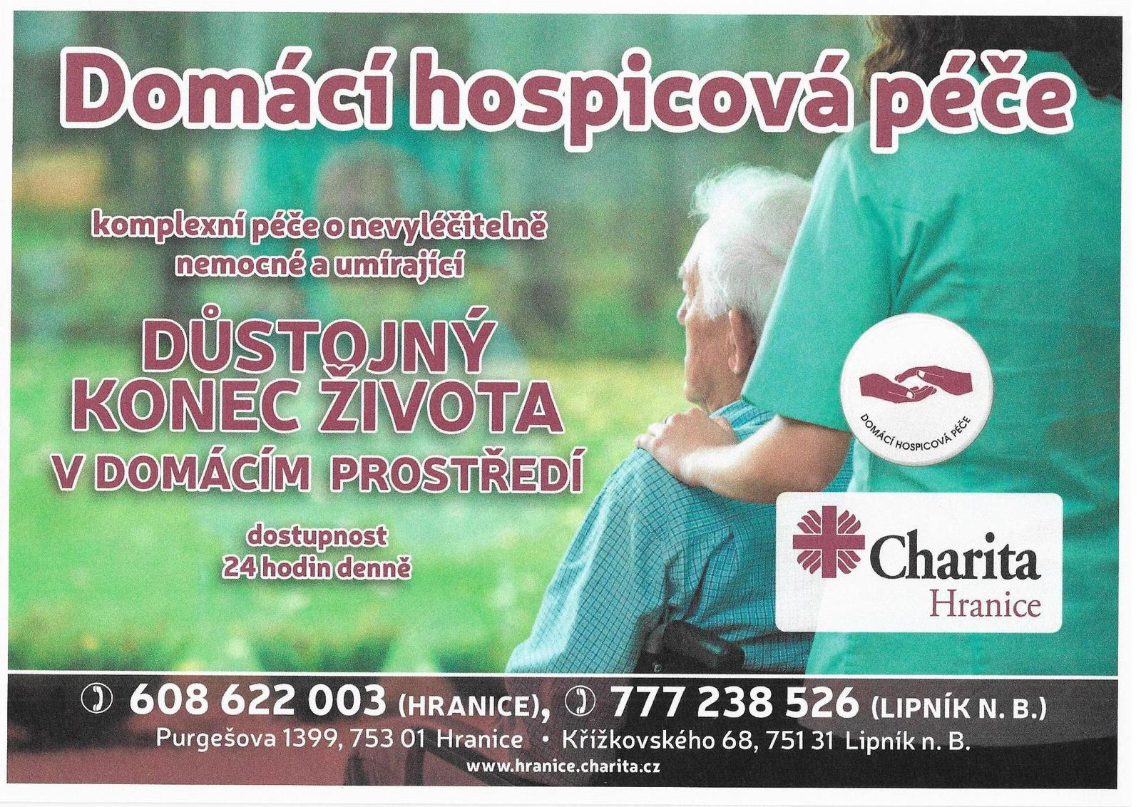Charita - Domácí hospicová péče